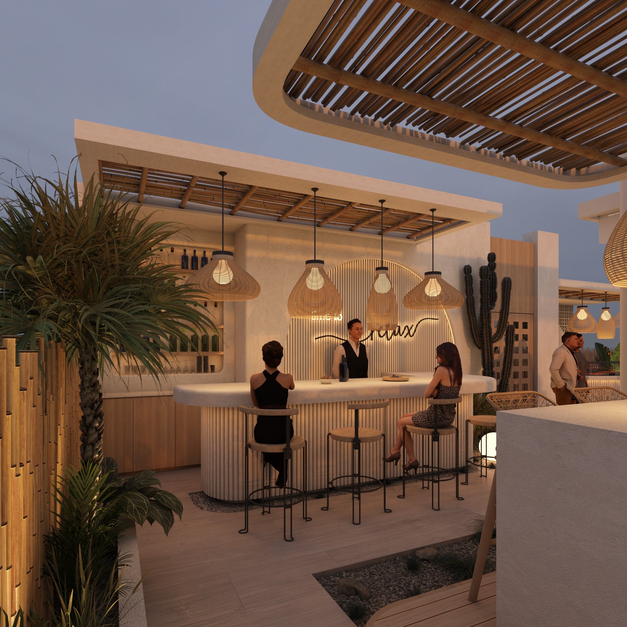 Eptá Design — Olivestone rooftop terrace